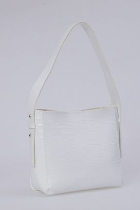 کیف دوشی سفید زنانه چرم مصنوعی bag&more - کد 878533516