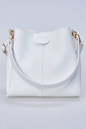 کیف دوشی سفید زنانه چرم مصنوعی bag&more - کد 878536392