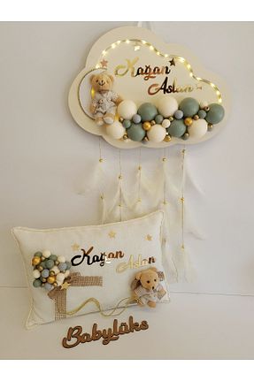 تزئینات درب بژ چوب Baby Lüks - کد 778858868