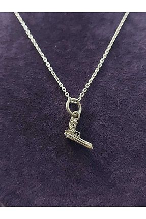 گردنبند نقره طوسی زنانه 925 عیار sarıyer silver - کد 878560902