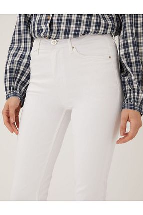 شلوار جین سفید زنانه جین Marks & Spencer - کد 275350273