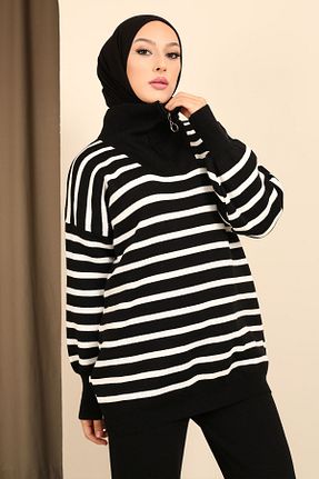ست بالاتنه و پائین تنه حجاب مشکی زنانه رگولار İmajButik - کد 765770430