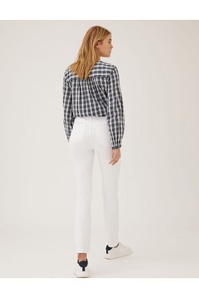 شلوار جین سفید زنانه جین Marks & Spencer - کد 275350273