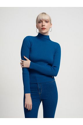 پلیور آبی زنانه ساده Loft - کد 789788204