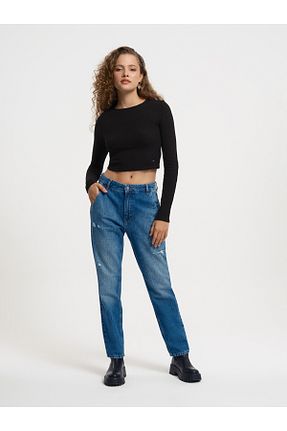 سوئیشرت مشکی زنانه ساده Loft - کد 851534206