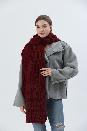 گردنی زرشکی زنانه اکریلیک Sheilar - کد 783506706