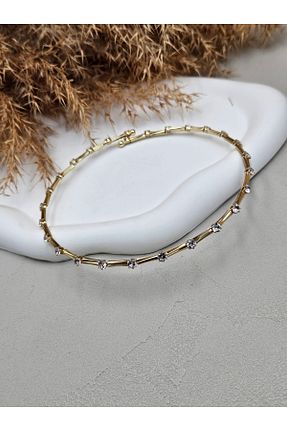 گردنبند جواهر طلائی زنانه فلزی Aura - کد 878612787