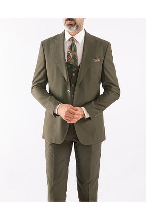 کت و شلوار سبز مردانه یقه کتی HC MEN CLASSIC - کد 878695936