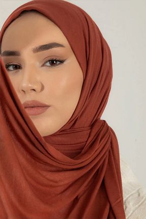 روسری نارنجی %100 پنبه Güneş - کد 870677185
