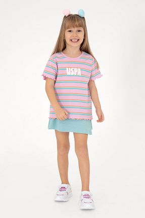 تیشرت مشکی بچه گانه یقه دوچرخه U.S. Polo Assn. - کد 848965841