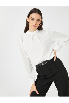بلوز نباتی زنانه ساده Koton - کد 391655402
