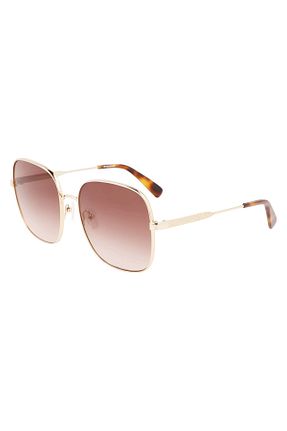 عینک آفتابی بژ زنانه 59 Longchamp - کد 878669875