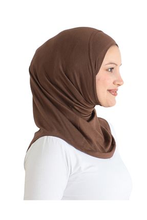 روسری قهوه ای پنبه ای Modish Group - کد 878679573