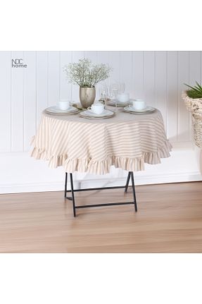 رومیزی قهوه ای کتان NDC HOME - کد 878840180