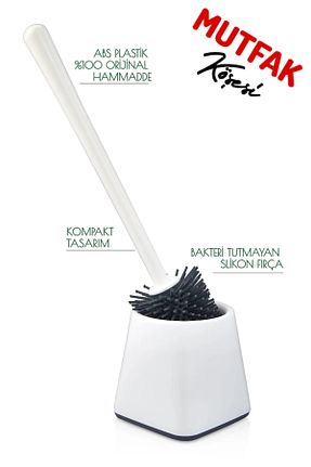 فرچه توالت سفید سیلیکون Mutfak Köşesi - کد 878688595
