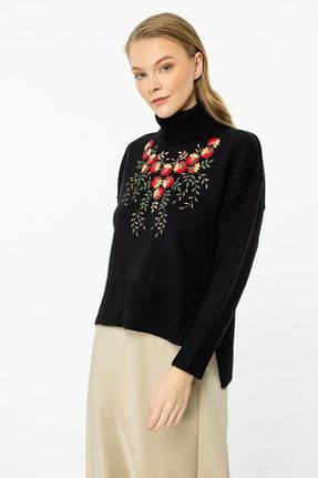 پلیور مشکی زنانه Straight ON - کد 878686498