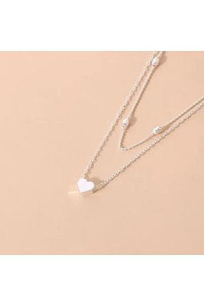 گردنبند جواهر طوسی زنانه AyOn design - کد 876312156