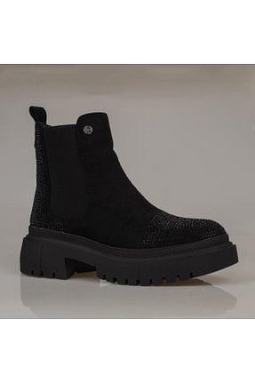 بوت / نیم بوت قهوه ای زنانه جیر Pierre Cardin - کد 878704723
