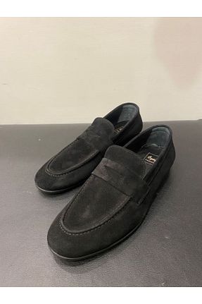 کفش کژوال مشکی مردانه چرم خالص özay bodrum - کد 878729487