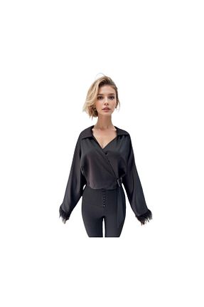 پیراهن مشکی زنانه رگولار Dyg Butik - کد 878749684