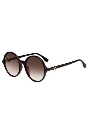 عینک آفتابی سفید زنانه 55 Fendi - کد 6294070
