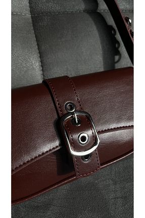 کیف دوشی زرشکی زنانه چرم مصنوعی Cosy Bag - کد 787735273