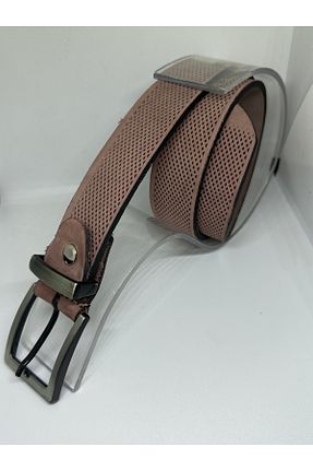 کمربند بژ بچه گانه چرم خالص Yurtsever - کد 878613003