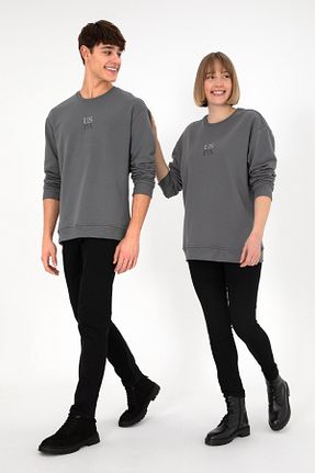 سوئیشرت خاکی مردانه ساده U.S. Polo Assn. - کد 865186787