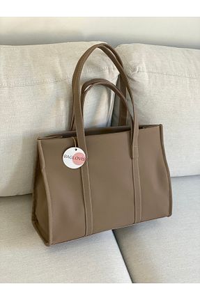 کیف دوشی بژ زنانه جیر BAGLOVİS - کد 878808705