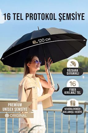 چتر مشکی زنانه FİTHOME - کد 878811354