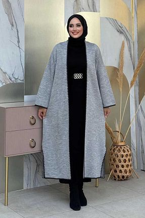 رویه حجاب طوسی اورسایز Bym Fashion - کد 878845148
