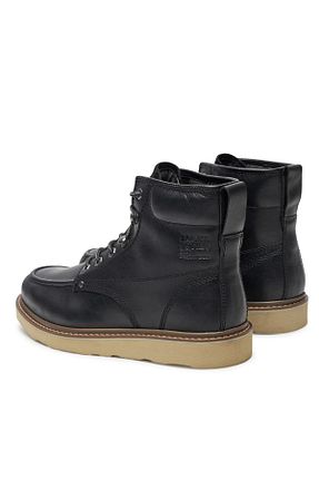 بوت / نیم بوت مشکی مردانه چرم خالص Jack & Jones - کد 871865420