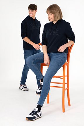 سوئیشرت سرمه ای مردانه ساده U.S. Polo Assn. - کد 865189649