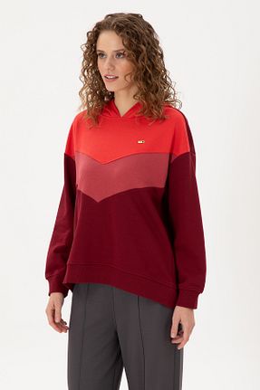 سوئیشرت قهوه ای زنانه ساده U.S. Polo Assn. - کد 878908179