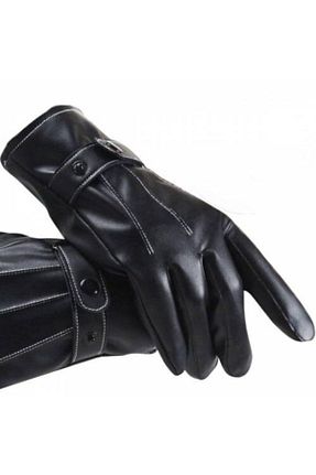 دستکش مشکی مردانه چرم مصنوعی Mgs - کد 48239754