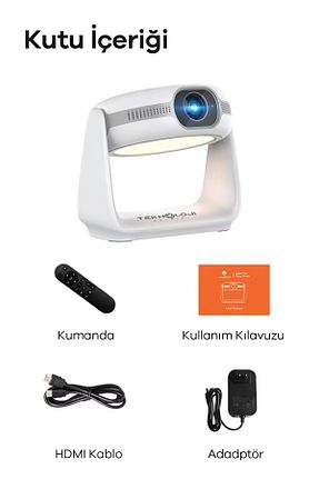پروژکتور سفید 4K Teknoloji Gelsin - کد 878937587