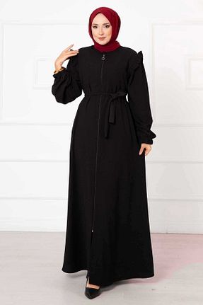 کلاه و ابایا مشکی زنانه پنبه پلی استر dilber fashion - کد 878952649