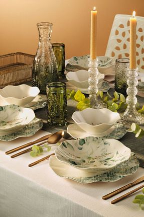 سرویس غذاخوری سفید 6 نفره Kitchen Life - کد 848578156