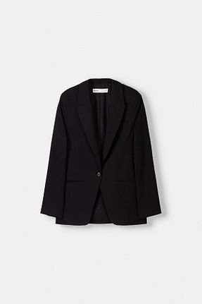 کت مشکی زنانه رگولار Bershka - کد 878953020