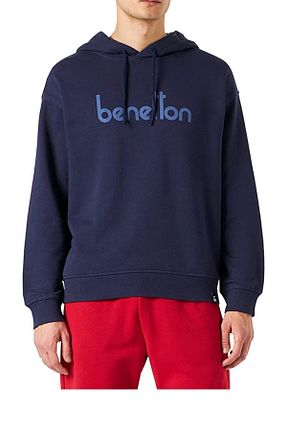 سوئیشرت سرمه ای مردانه ساده Benetton - کد 437080248
