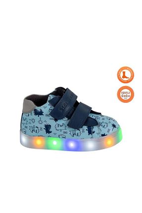 بوت / نیم بوت آبی بچه گانه چرم خالص kids A more - کد 177635427