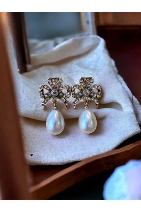 گوشواره مروارید سفید FAYRA ACCESSORIES - کد 878962607