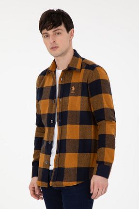 پیراهن سرمه ای مردانه یقه پیراهنی U.S. Polo Assn. - کد 878962387