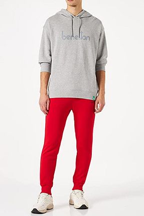 شلوار کرمگن قرمز مردانه رگولار Benetton - کد 437121652