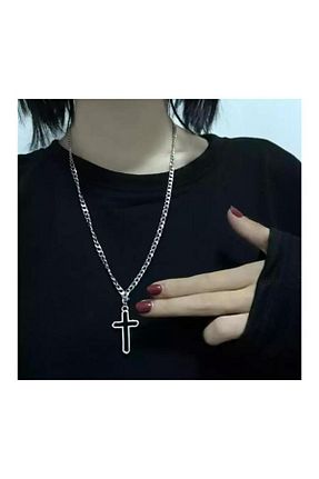 گردنبند جواهر زنانه روکش نقره Karakedi - کد 878979104