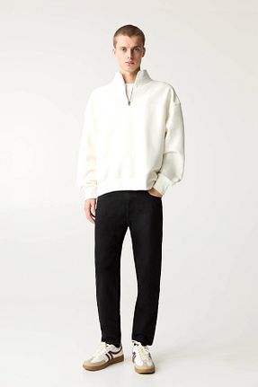 شلوار جین مشکی مردانه پاچه ساده Pull & Bear - کد 878977264