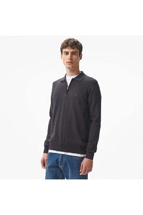 پلیور مشکی مردانه رگولار Nautica - کد 878994150