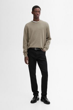 پلیور نارنجی مردانه ساده Massimo Dutti - کد 878984364