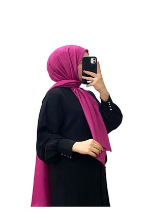 شال صورتی زنانه پنبه ای Harem - کد 878995710