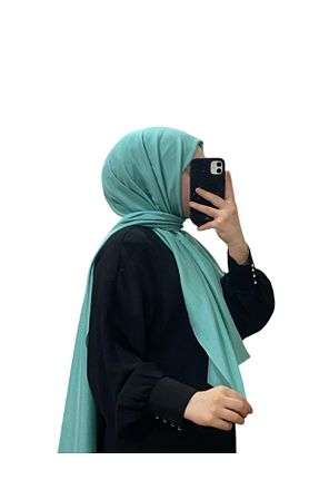 شال سبز زنانه پنبه ای Harem - کد 878995708